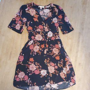 band of gypsies short floral dress